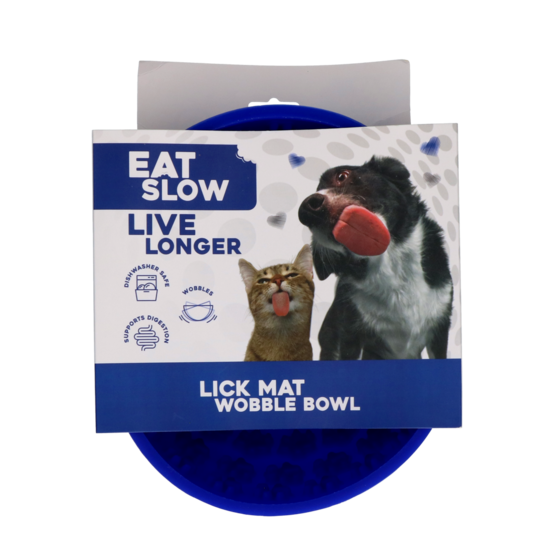 EAT SLOW LICK MAT WOBBLE BOWL