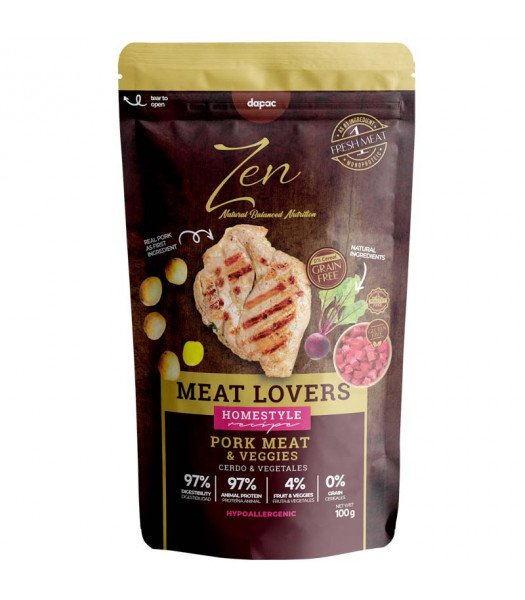 ZEN POUCHES CERDO 100 GRS