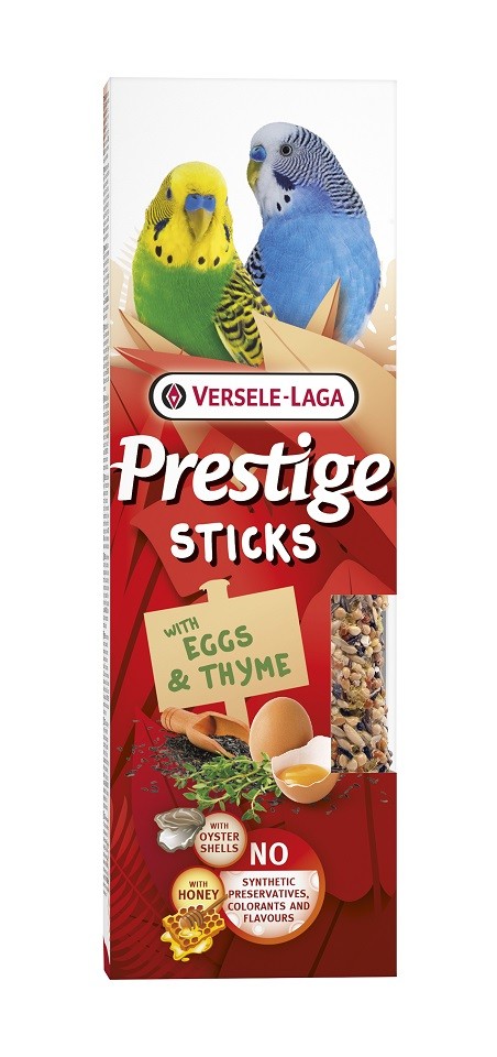 PRESTIGE STICKS PERIQUITOS HUEVO Y TOMILLO