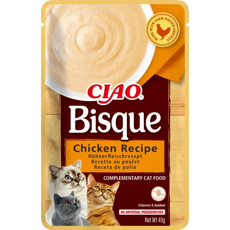 CHURU CAT BISQUE POLLO 40 GRS
