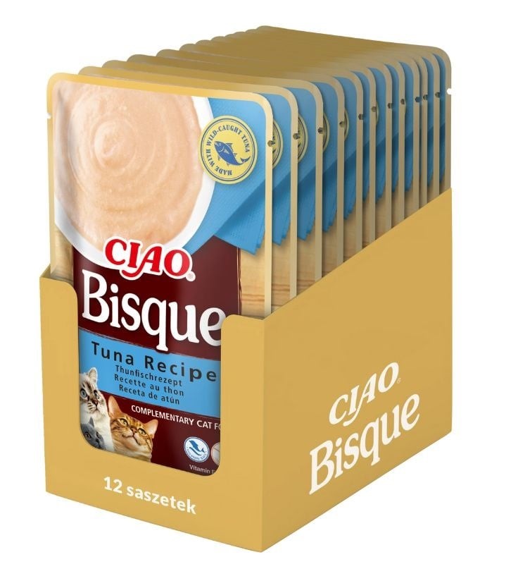 CHURU CAT BISQUE POLLO CON ATUN 40 GRS