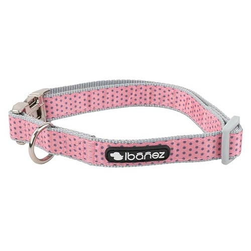 COLLAR DOTS ROSA S