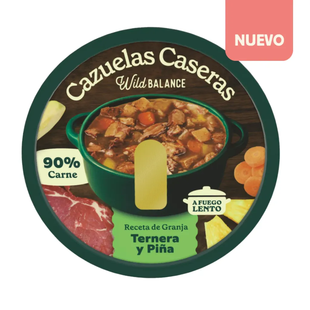 CAZUELA CASERA TERNERA Y PIÑA 280 GRS