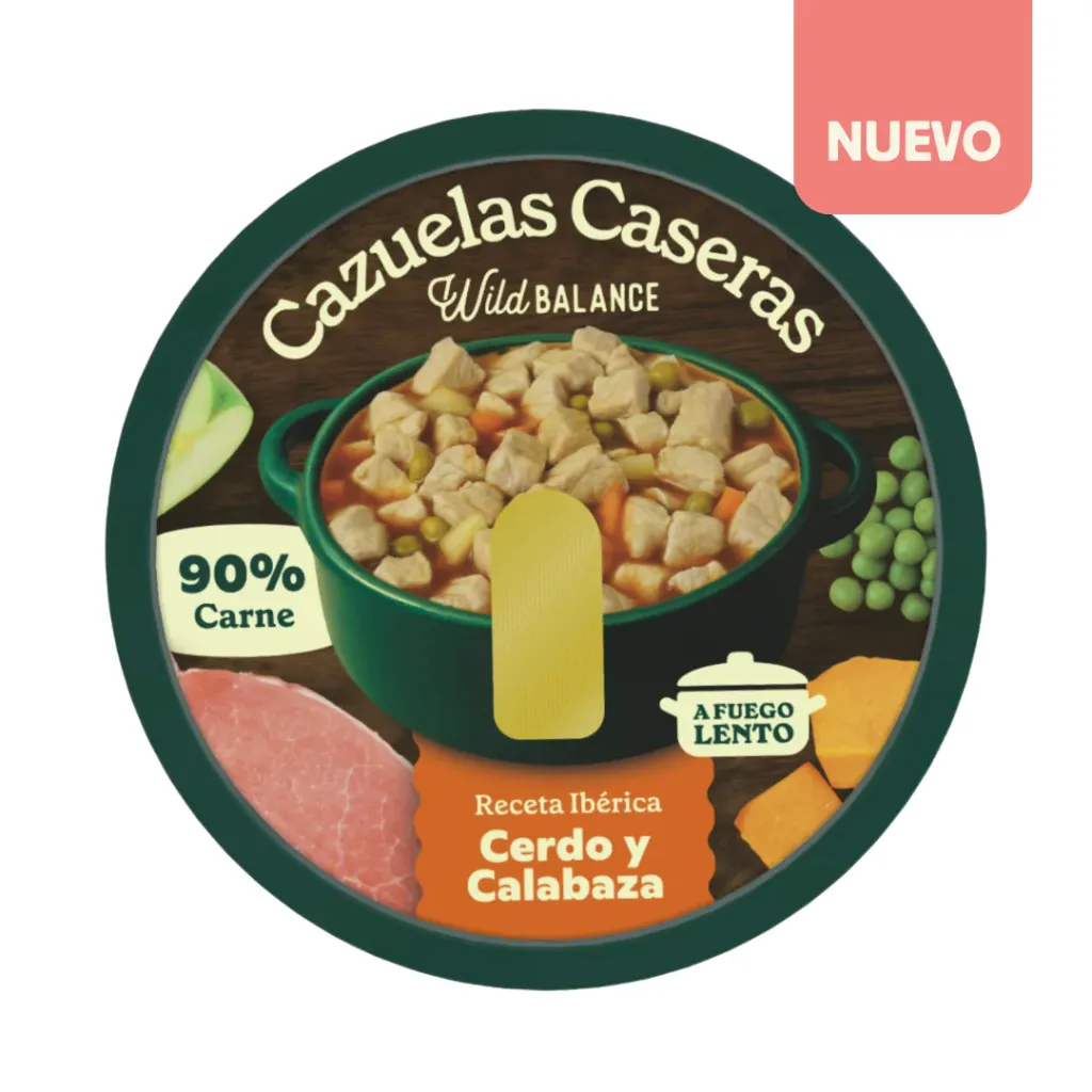 CAZUELA CASERA CERDO Y CALABAZA 280 GRS