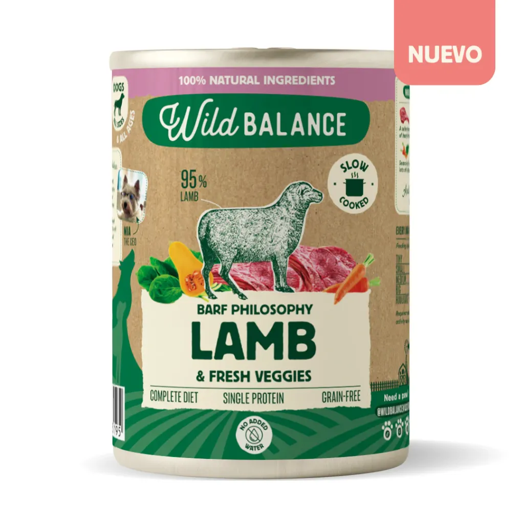 LATA TIPO BARF CORDERO 400 GRS