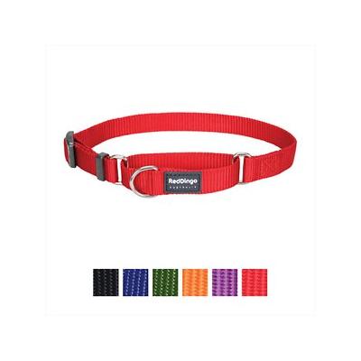 COLLAR SEMIAHOGO LISO ROJO M