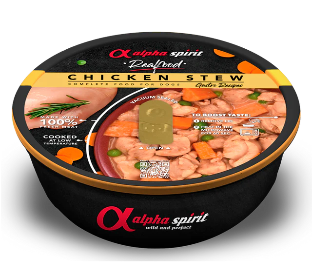 ALPHA SPIRIT ESTOFADO POLLO 280 GRS