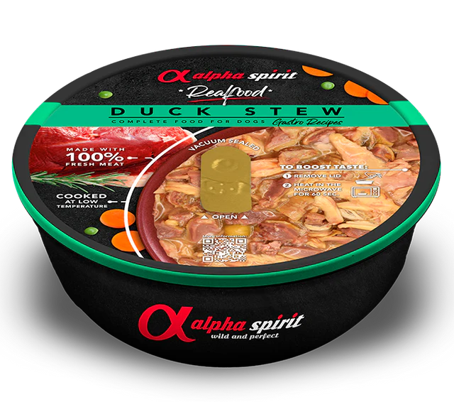 ALPHA SPIRIT ESTOFADO PATO 280 GRS