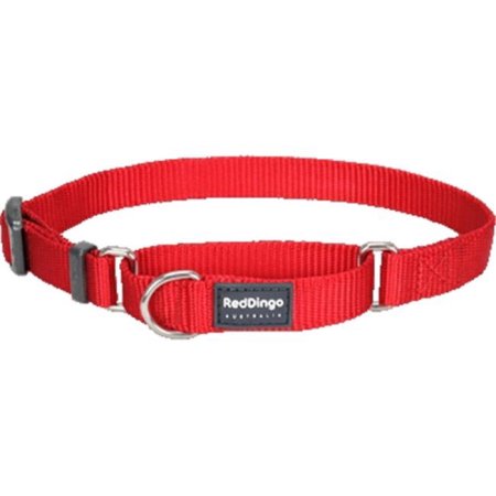 COLLAR SEMIAHOGO LISO ROJO XS