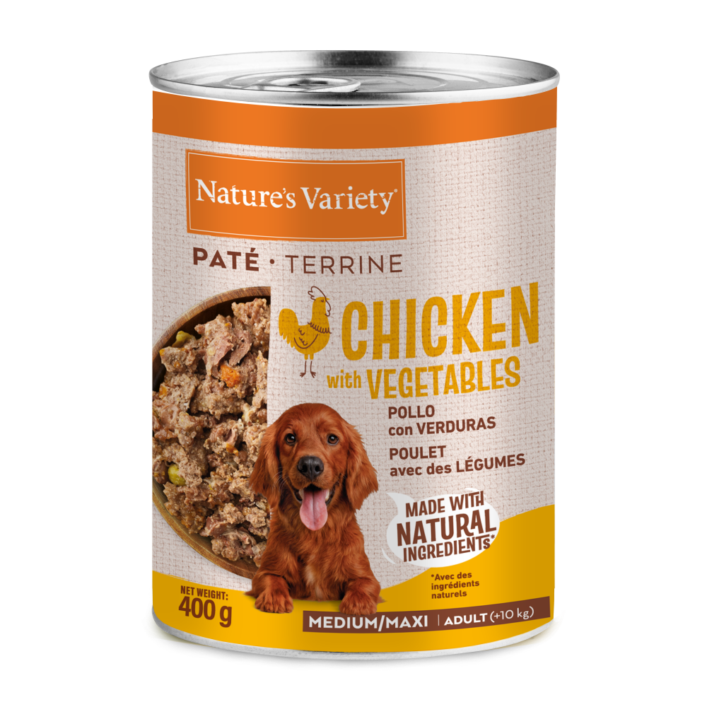 PATE POLLO Y VEGETALES 400 GRS