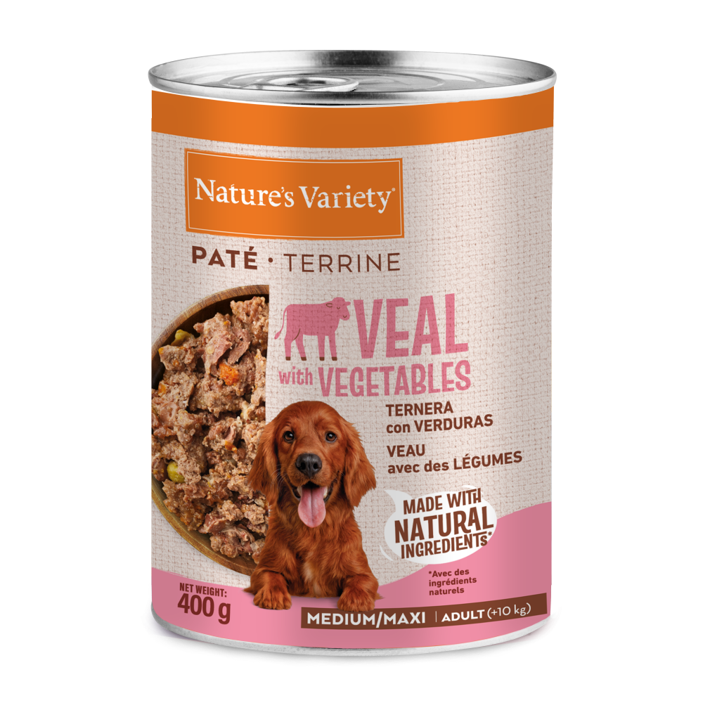PATE TERNERA CON VERDURAS 400 GRS