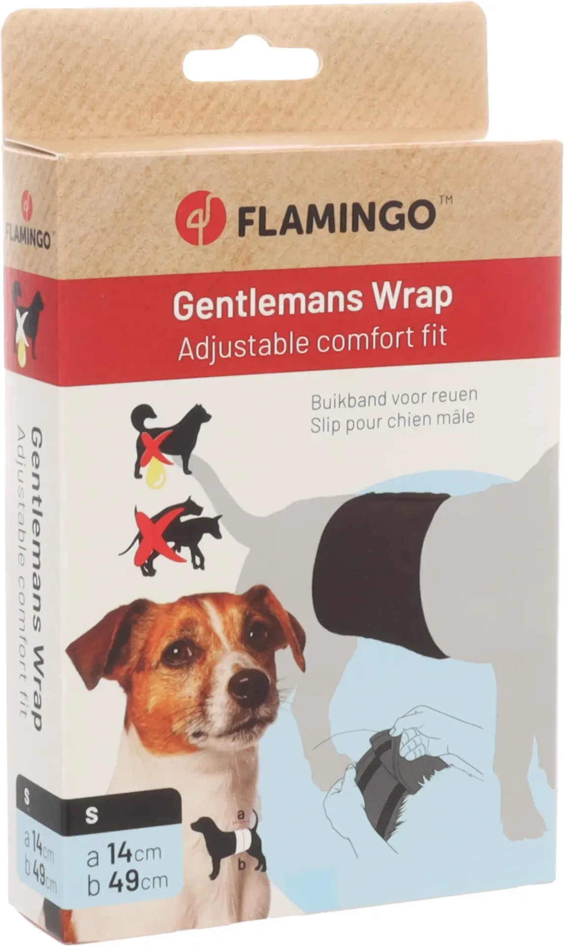 FAJA PROTECTORA PERROS MACHO S