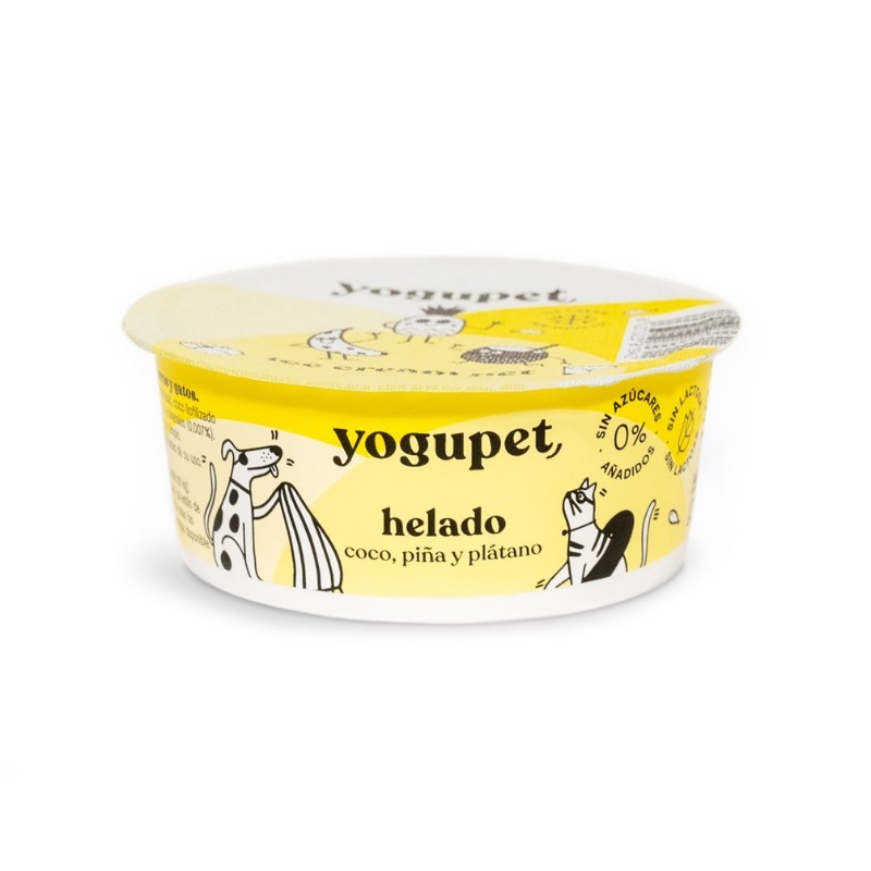 YOGUPET HELADO CLASICO AMARILLO