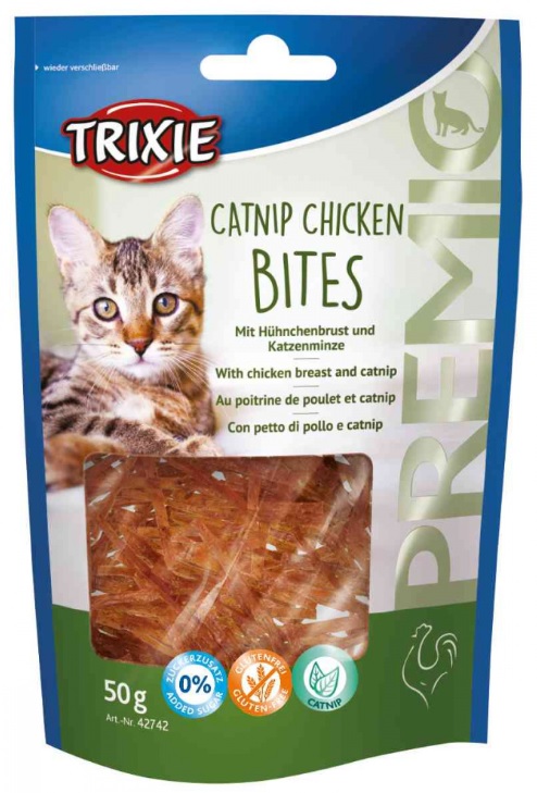 SNACK CATNIP CHICKEN BITES 50 GRS