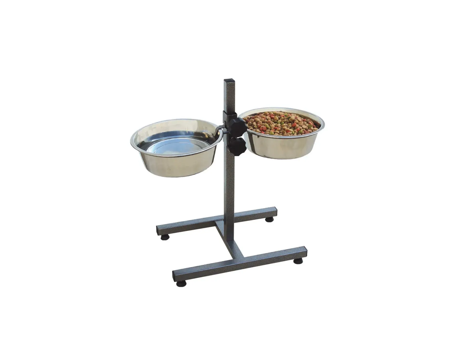 SOPORTE Y COMEDERO DOBLE REGULABLE 1.75 L
