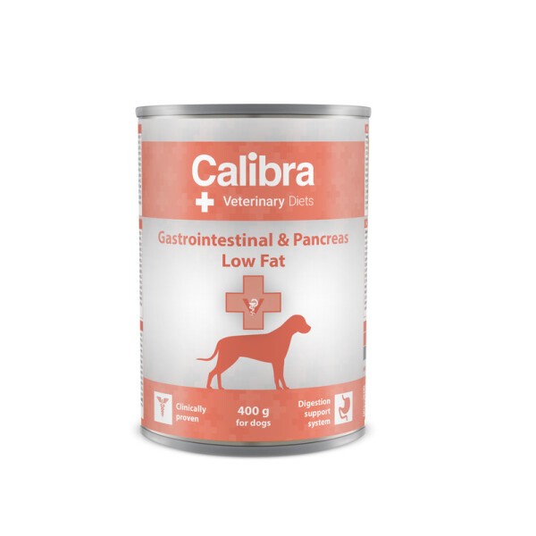 CALIBRA VET DIET DOG GASTROINTESTINAL LOW FAT 400 GRS