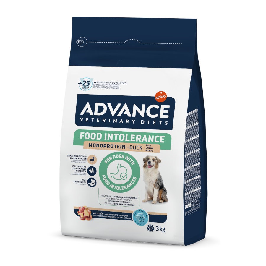 ADVANCE DOG FOOD INTOLERANCE DUCK 3 KG