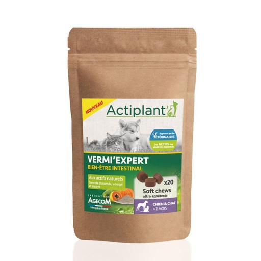 ACTIPLANT VERMIEXPERT PERROS Y GATOS 40 GRS