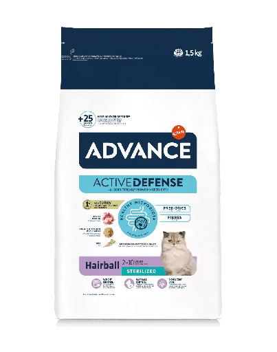 ADVANCE STERILISED HAIRBALL 1.5 KGRS