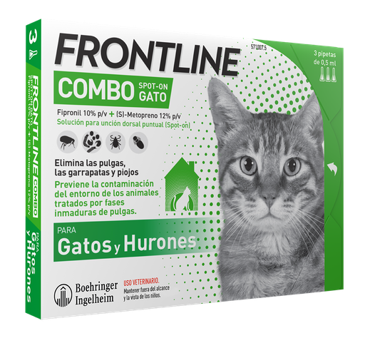 FRONTLINE COMBO SPOT ON GATOS 1 PIPETA