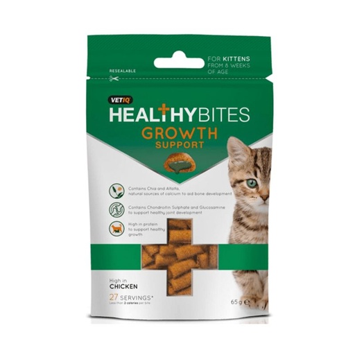 HEALTHY BITE GROWTH SUPPORT FOR CAT AND KITTENS 65 GRS