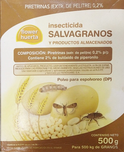 HP SALVAGRANOS PIRETRINAS, 0,2% 500G CJ