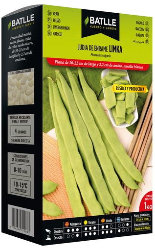 JUDIA LIMKA (JUDIA DE ENRAME) 250 GR CAJA