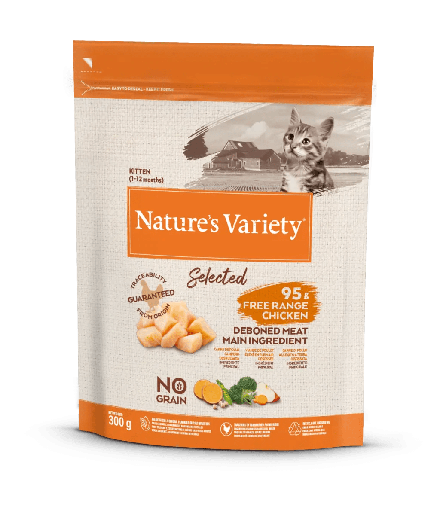 NATURE'S VARIETY FELINE KITTEN POLLO 300 GRS