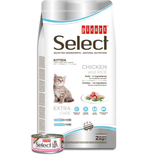 PICART SELECT MENU CAT KITTEN 2 KGRS