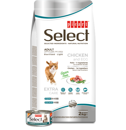 SELECT MENU CAT STERILISED 2 KGRS