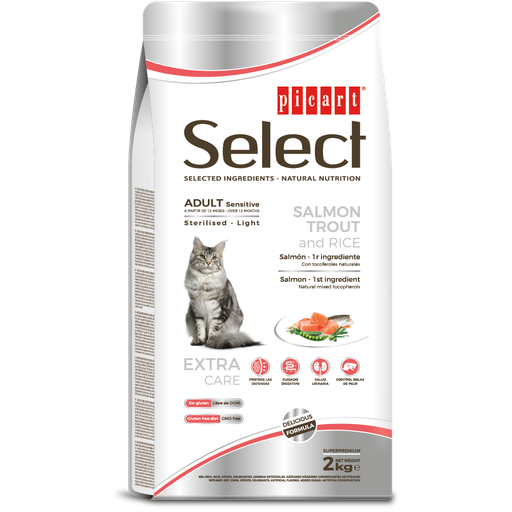 SELECT CAT SENSITIVE STERILISED-LIGHT 2 KGRS