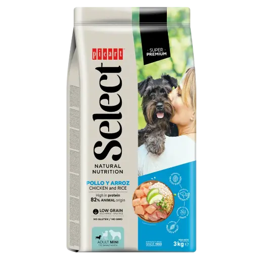 SELECT MINI ADULT POLLO 800 GRS