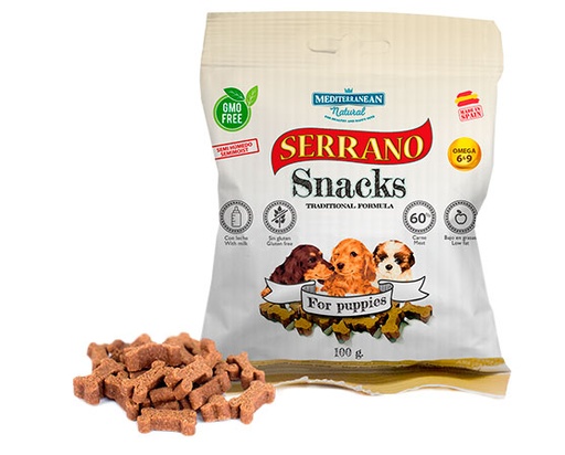 SNACK SERRANO CACHORROS 100 GRS