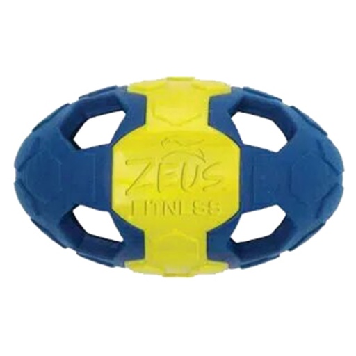 ZEUS FITNESS | PELOTA RUGBY FLOTANTE EN TPR - 18x10,8x10,8CM