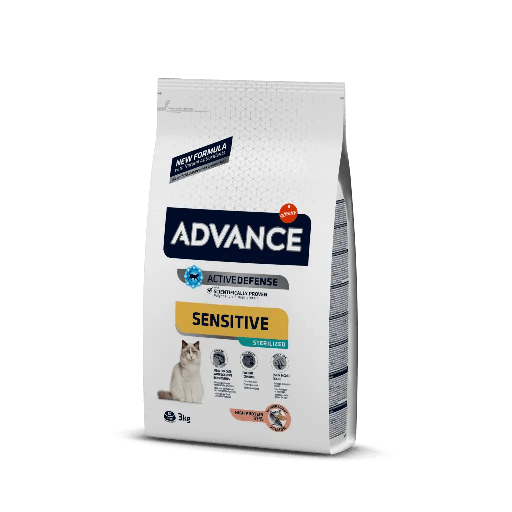 ADVANCE CAT STERILISED SALMON SENSITIVE 3 KGRS