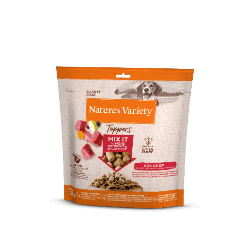 NATURE'S VARIETY TOPPERS TERNERA 120GR