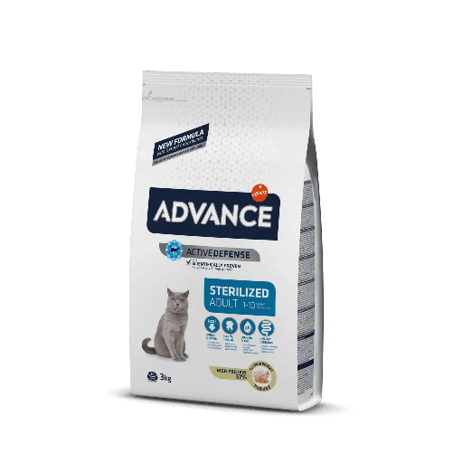 ADVANCE GATO ESTERILIZADO 3 KGRS