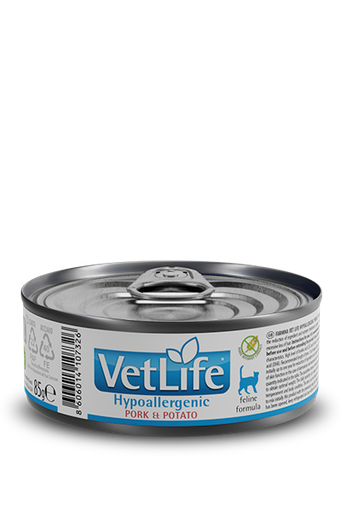  FARMINA VET LIFE CAT HYPOALLERGENIC CERDO 85 GRS