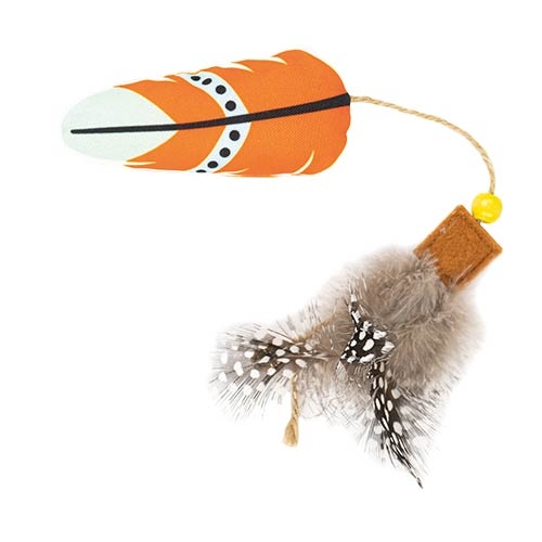 PLUMAS INDIAS CON CATNIP