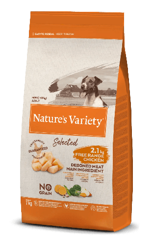  NATURE'S VARIETY SELECT CANINE ADULT MINI POLLO 7 KGRS