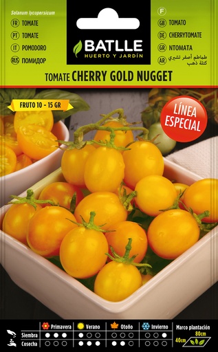TOMATE AMARILLO CHERRY GOLD NUGGET