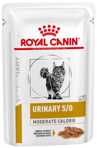 ROYAL CANIN VET FELINE URINARY S/O MODERATE CALORIE 85 GRS