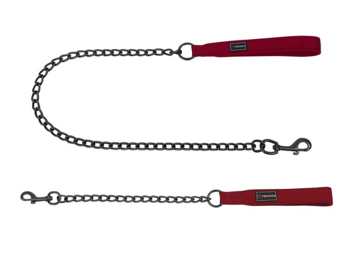 CADENA METALICA GUN ROJA