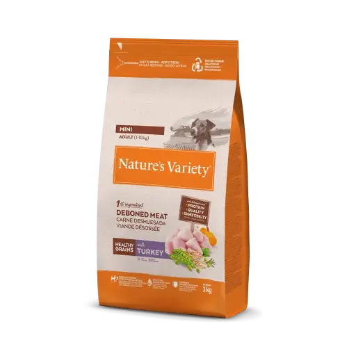 NATURE'S VARIETY PERRO MINI ADULTO PAVO 3 KGRS