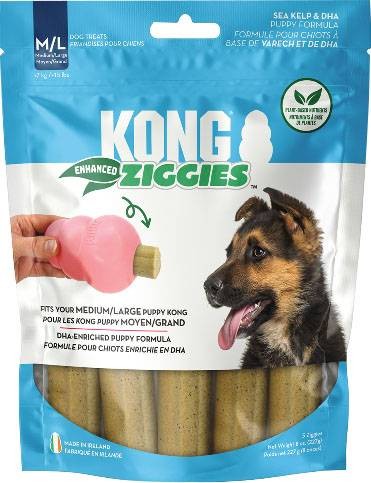 KONG ZIGGIES ENHANCED PUPPY M/L 1 UND