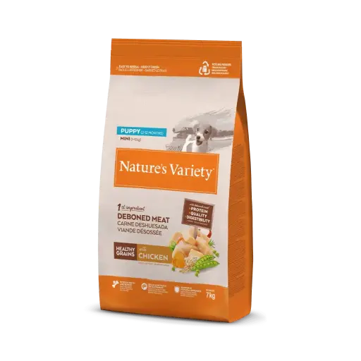 NATURE'S VARIETY DOG HEALTHY GRAIN MINI PUPPY POLLO 7 KRG