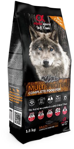 ALPHA SPIRIT CANINE MULTIPROTEICO SEMIHUMEDO MONODOSIS 1.5 KGRS